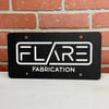 Custom Engraved Anodized Aluminum License Plate