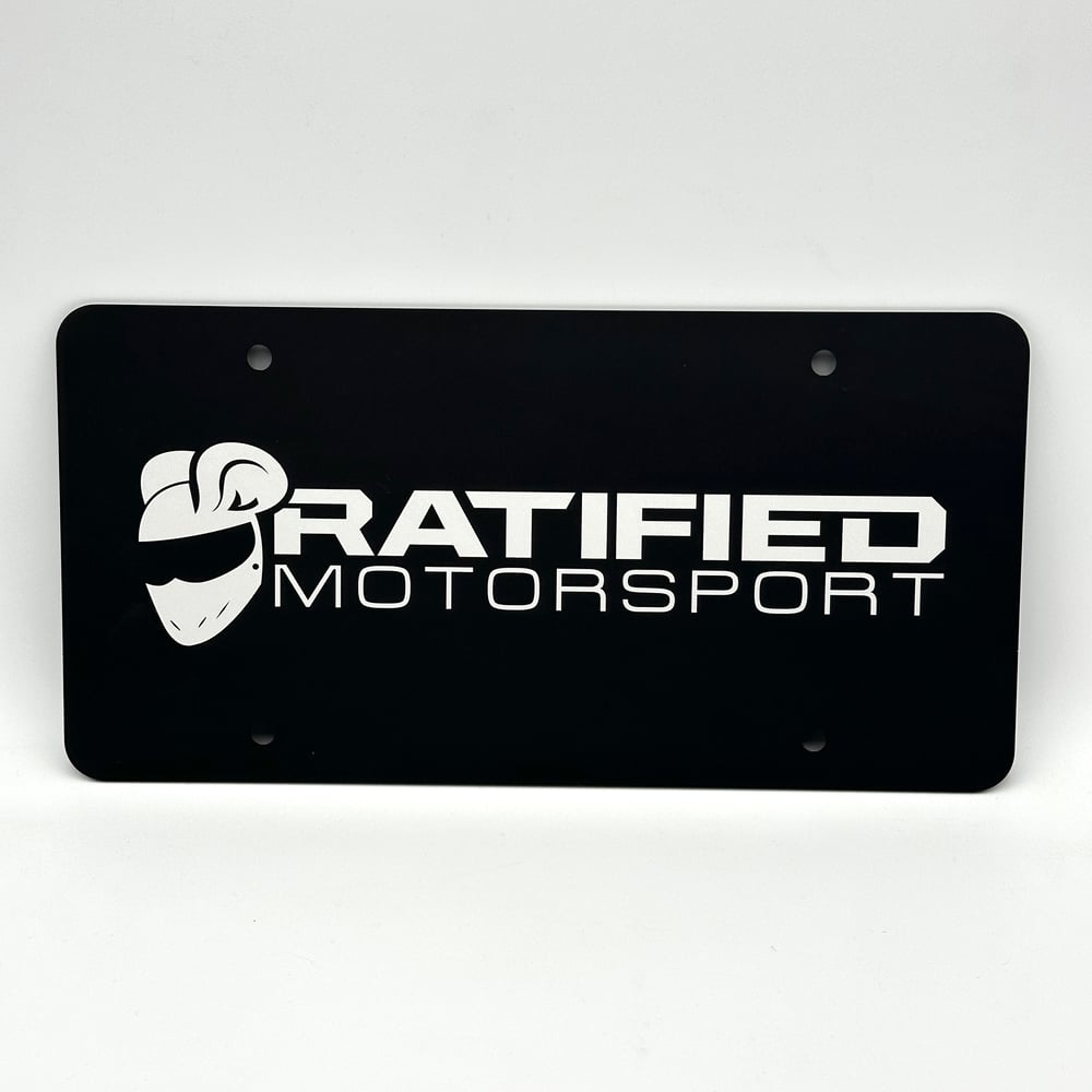 Custom Engraved Anodized Aluminum License Plate