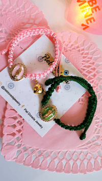 Image 2 of Virgen with San Juditas Magnet Heart Bracelet Set 