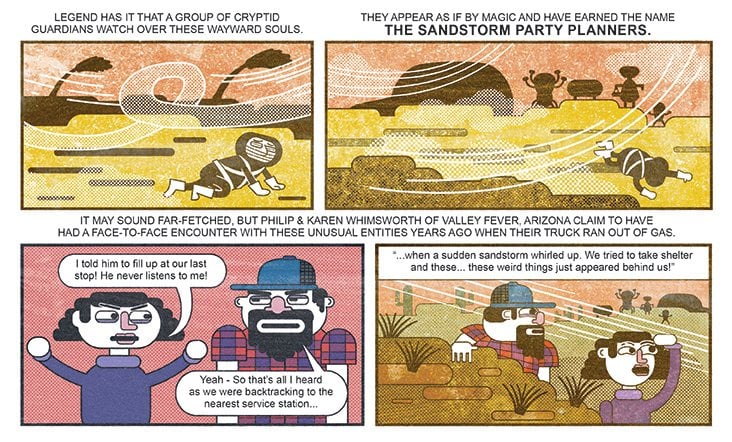 The Sandstorm Party Planners - Comic Zine