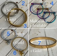 Various Bangles/Cuffs