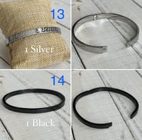 Image 1 of Various Stainless Steel Bracelet Cuffs