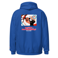 Image 2 of LayUps...Are Necessary Red/White Unisex Hoodie copy