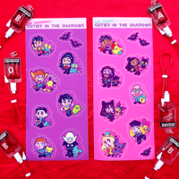 Image 1 of WWDITS Cute Movie+Show Sticker Sheets
