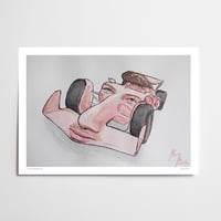 Max the F1 Car signed print