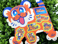 Image 1 of Tiger Sticker Sheet