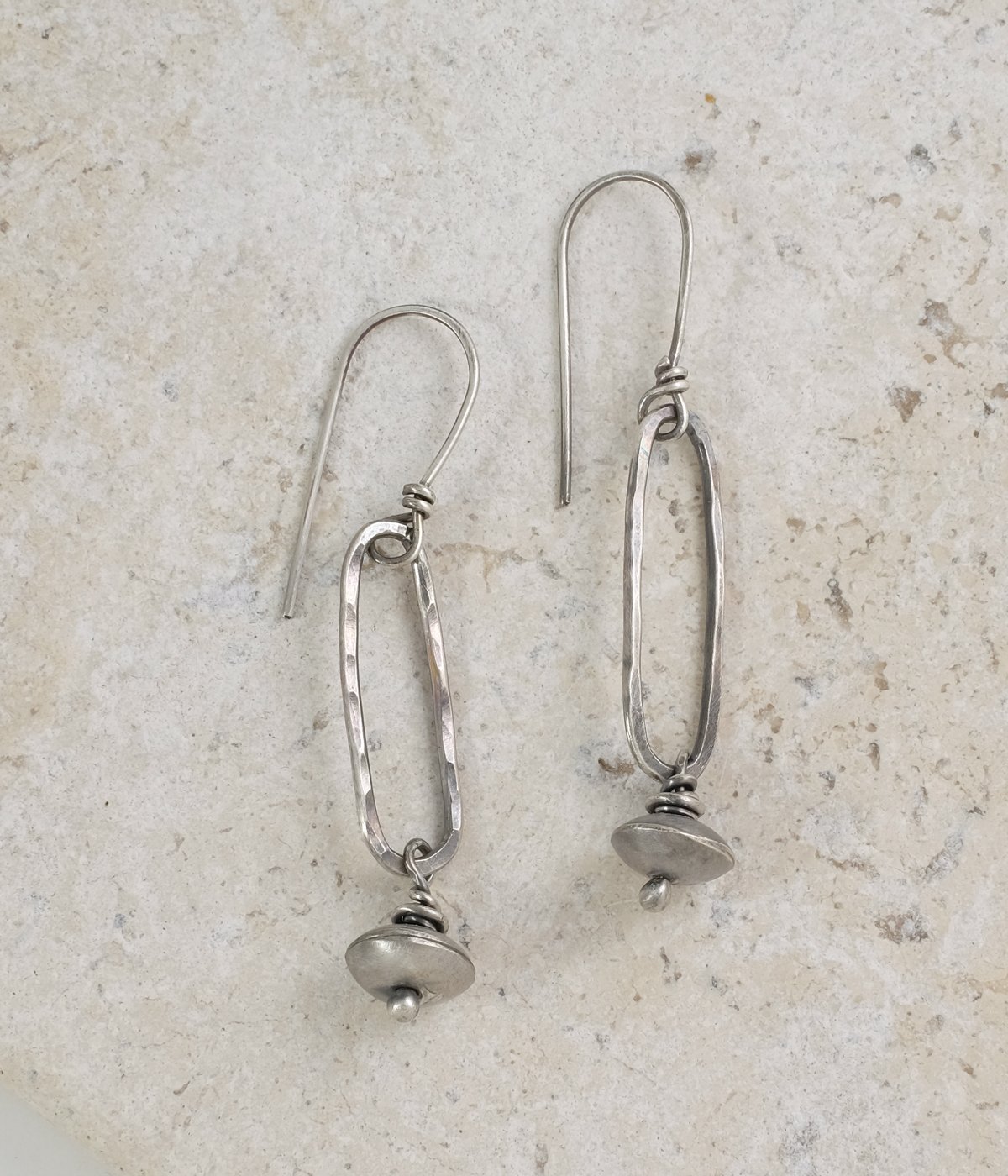 Image of Sterling Oval Dangles