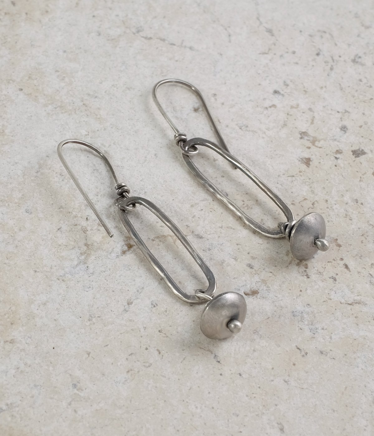 Image of Sterling Oval Dangles