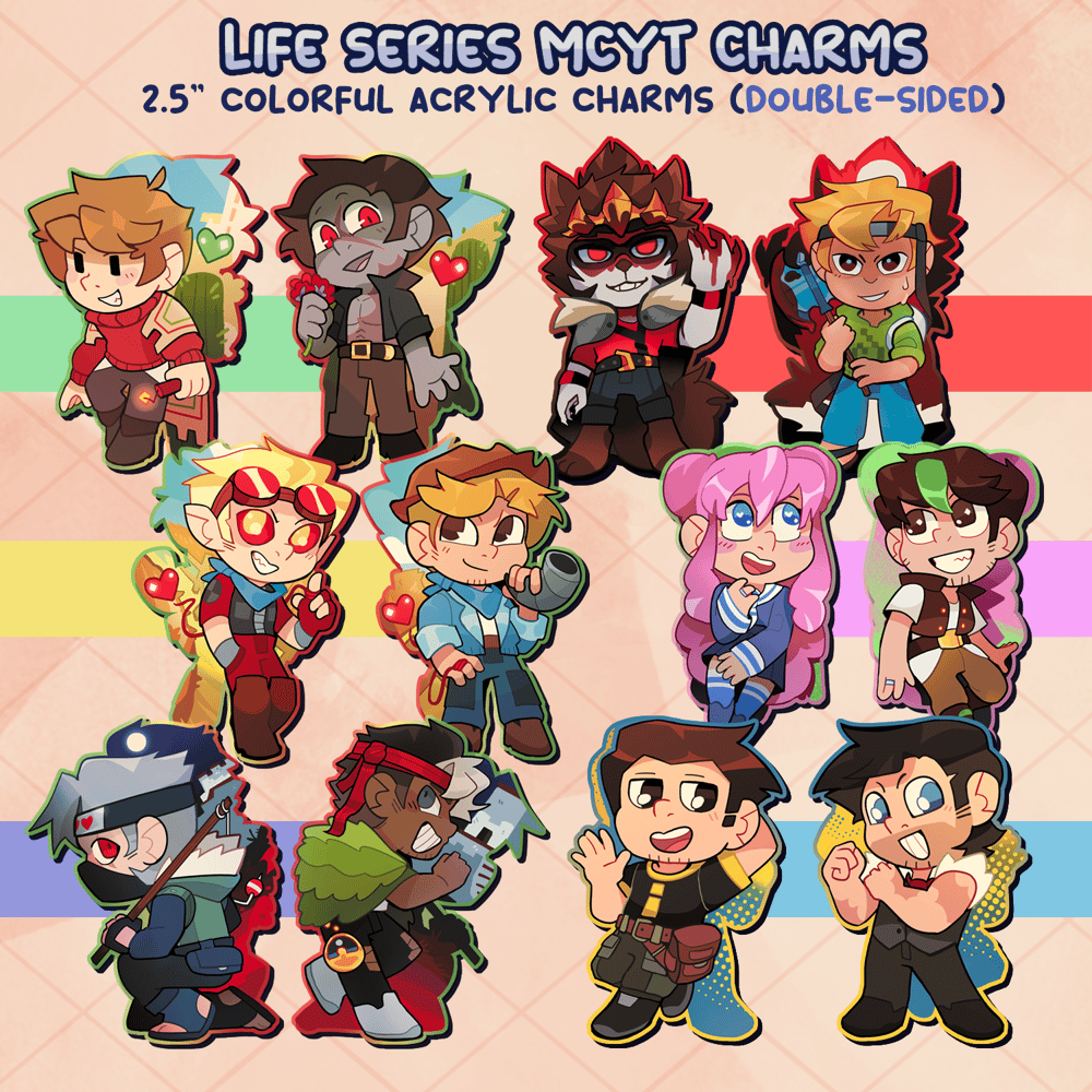 Image of Life Series 2.5" Acrylic Charms