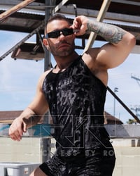 Image 1 of THE HUNTER RACER TANK (BLACK)