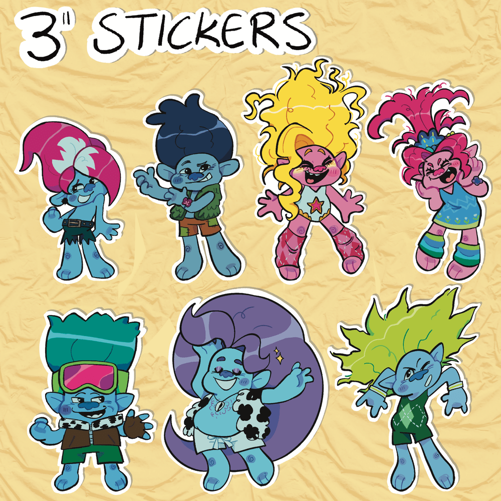 Image of 3" brozone stickers 