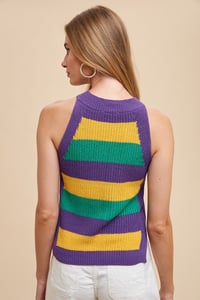 Image 4 of Mardi Gras Knitted Tank 
