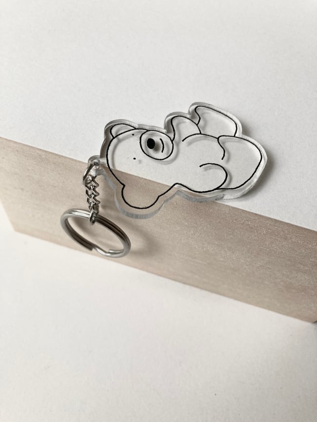 Teddy Bear Keyring 