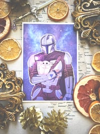 Mando & Grogu Print