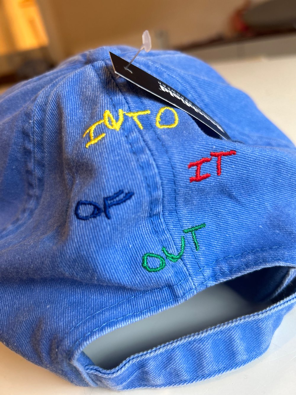 Optimo Espacio Embroidered Light Denim Doggies Cap