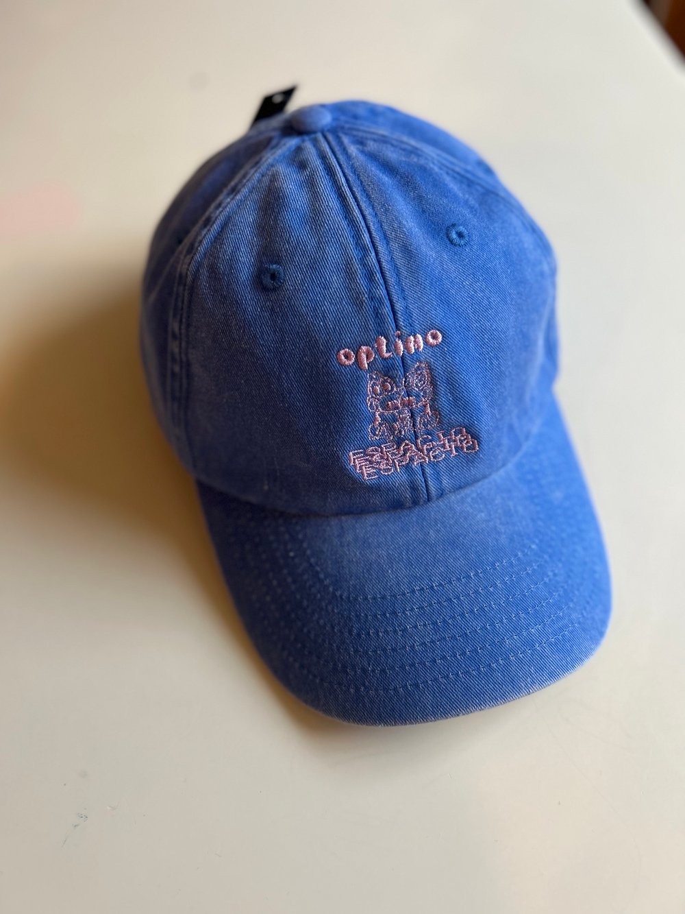 Optimo Espacio Embroidered Light Denim Doggies Cap