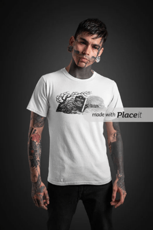 Image of Here Lies All The Fucks I Giveth T-Shirt