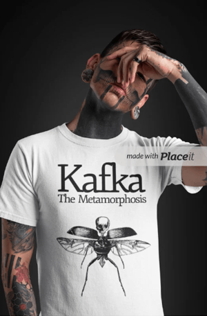 Image of Franz Kafka The Metamorphosis T-Shirt