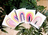 Image 1 of Rainbow cards (5 pack)