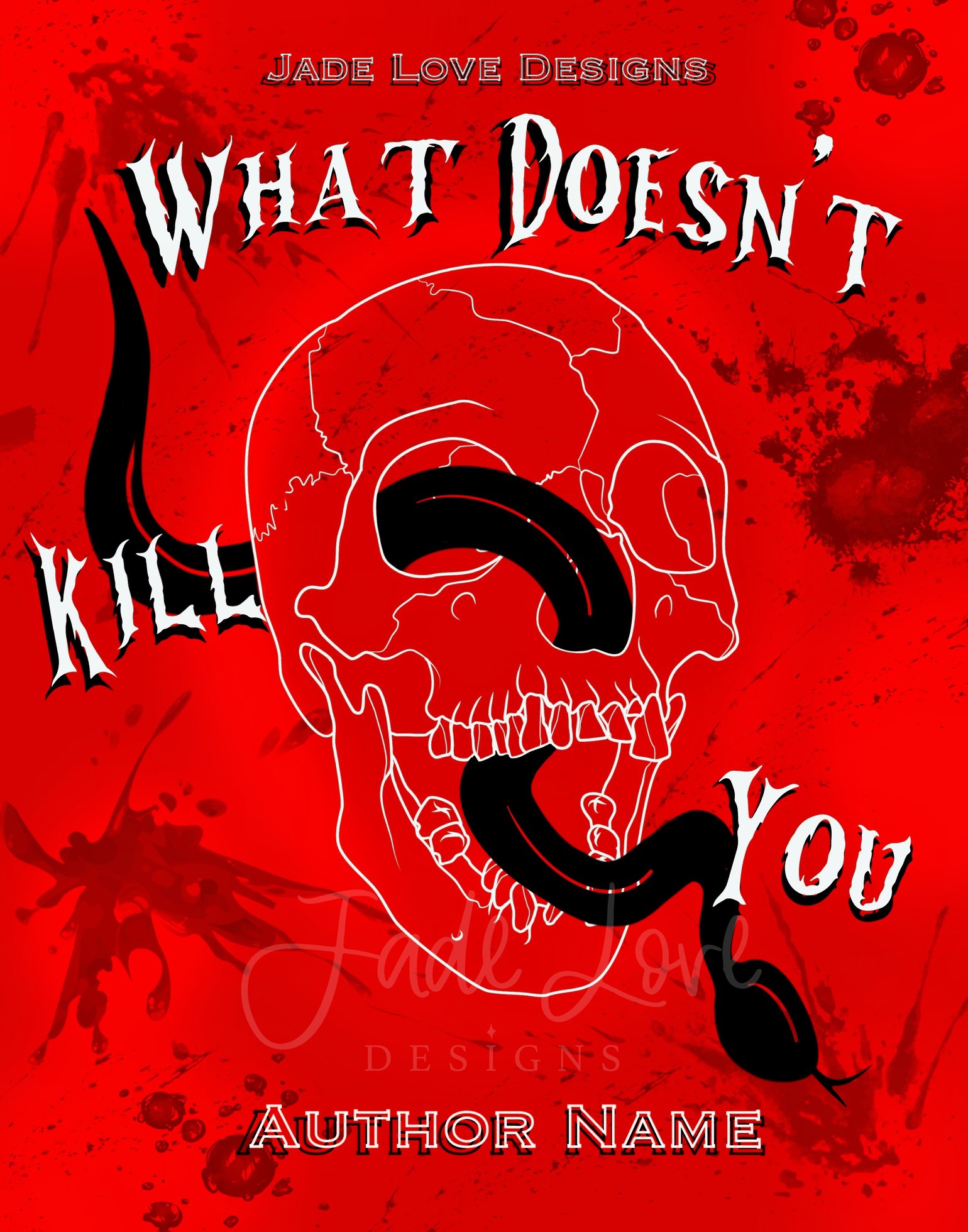 Image of "What Doesn't Kill You" Pre-Made Cover Design  (E-book)