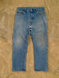 Image 2 of 70s FADED REDLINE LEVI'S 501XX JEANS