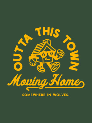 Image of Moving Home T-Shirt | Forest Green 🏠