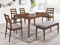 Orlando Dining Set - Walnut - save £199 now