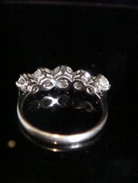Image 2 of VINTAGE 18CT 5 STONE DIAMOND RING APPROX 2.10CT