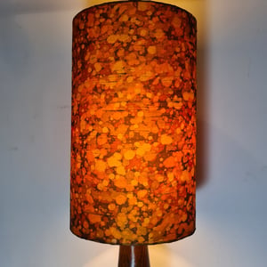 Lampe scandinave vintage des années 60, abat jour d'origine.