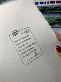 Image 5 of  Caladium Baret Original Artwork