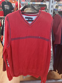 Image 1 of Vintage Tommy Hilfiger tank top Red 