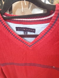 Image 2 of Vintage Tommy Hilfiger tank top Red 