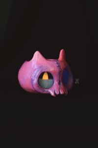 Image 1 of Pink Cat Skull 