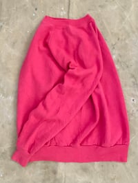 Image 3 of 60s SUN FADED RED SWEATSHIRT