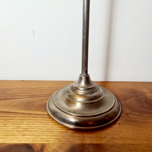 Elégante lampe ancienne vers 1900 en métal argenté!