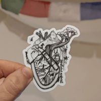 Image 2 of Follow your Heart - transparent sticker