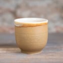 Ceramic cup with pintarroja stamp
