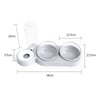 DuoServe Automatic Pet Feeder with Multi-Functional Double Bowl