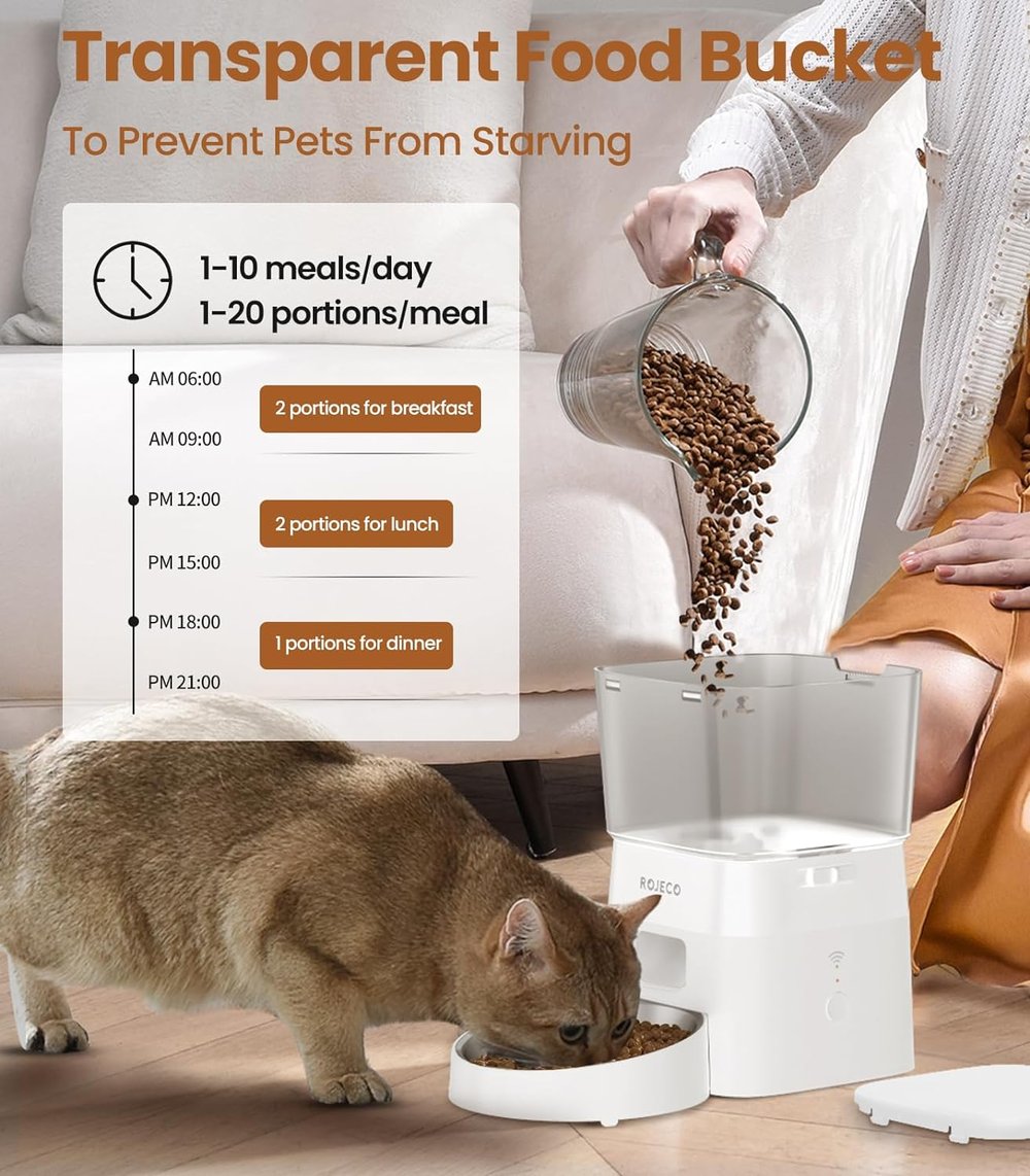 PawsConnect WiFi Smart Pet Feeder 2L