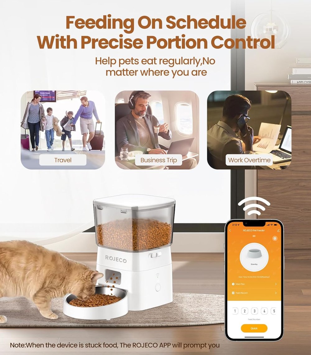 PawsConnect WiFi Smart Pet Feeder 2L