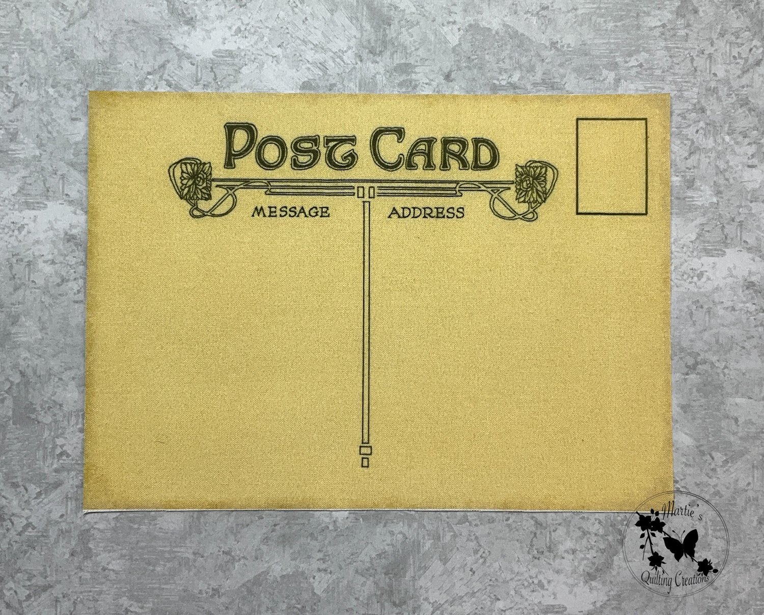 Image of Martie's Printed Vintage Postcard Backing Fabric - Variety Set