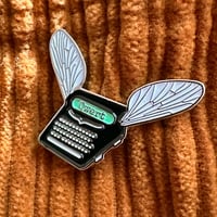 Qwert "Typewriter Fly" Pin