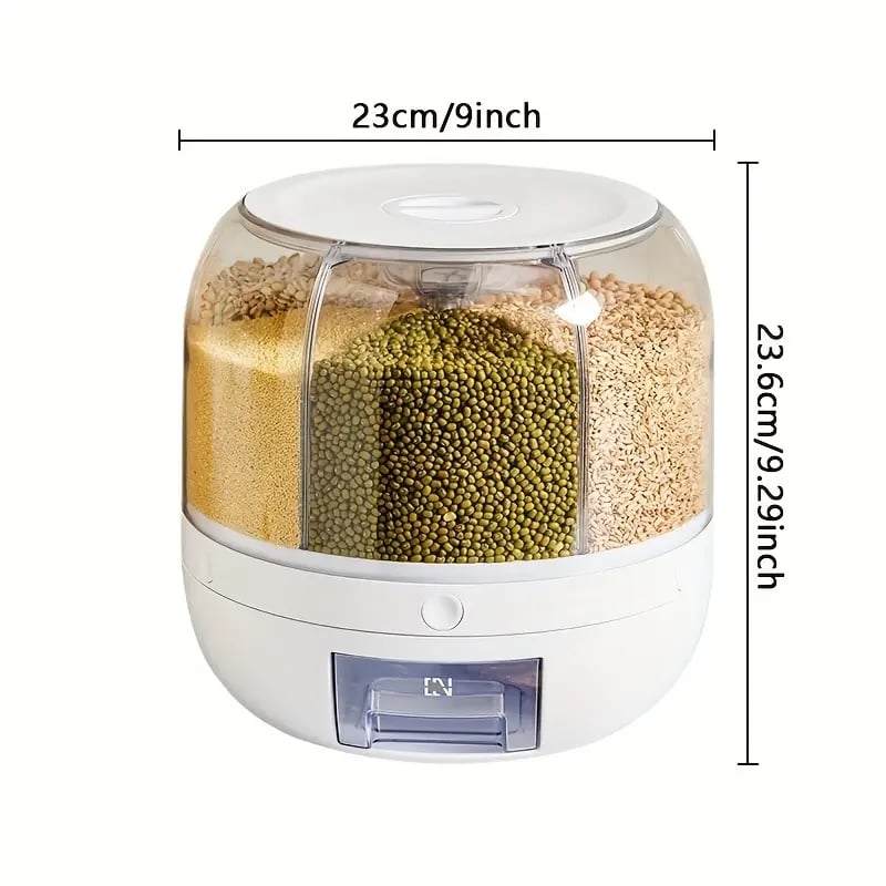 Rotating Grain Master Storage Box