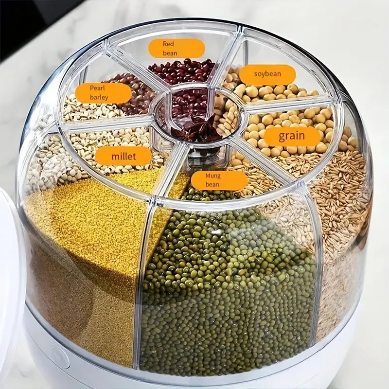 Rotating Grain Master Storage Box