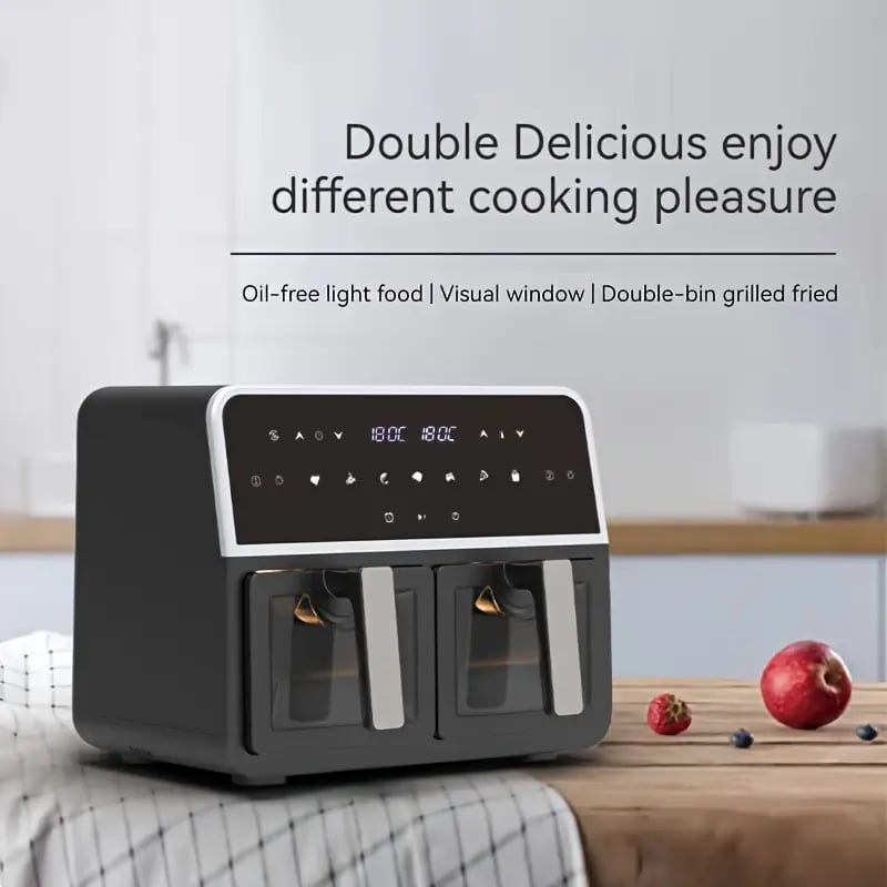 TwinChef Pro 2.38gal Dual Basket Air Fryer