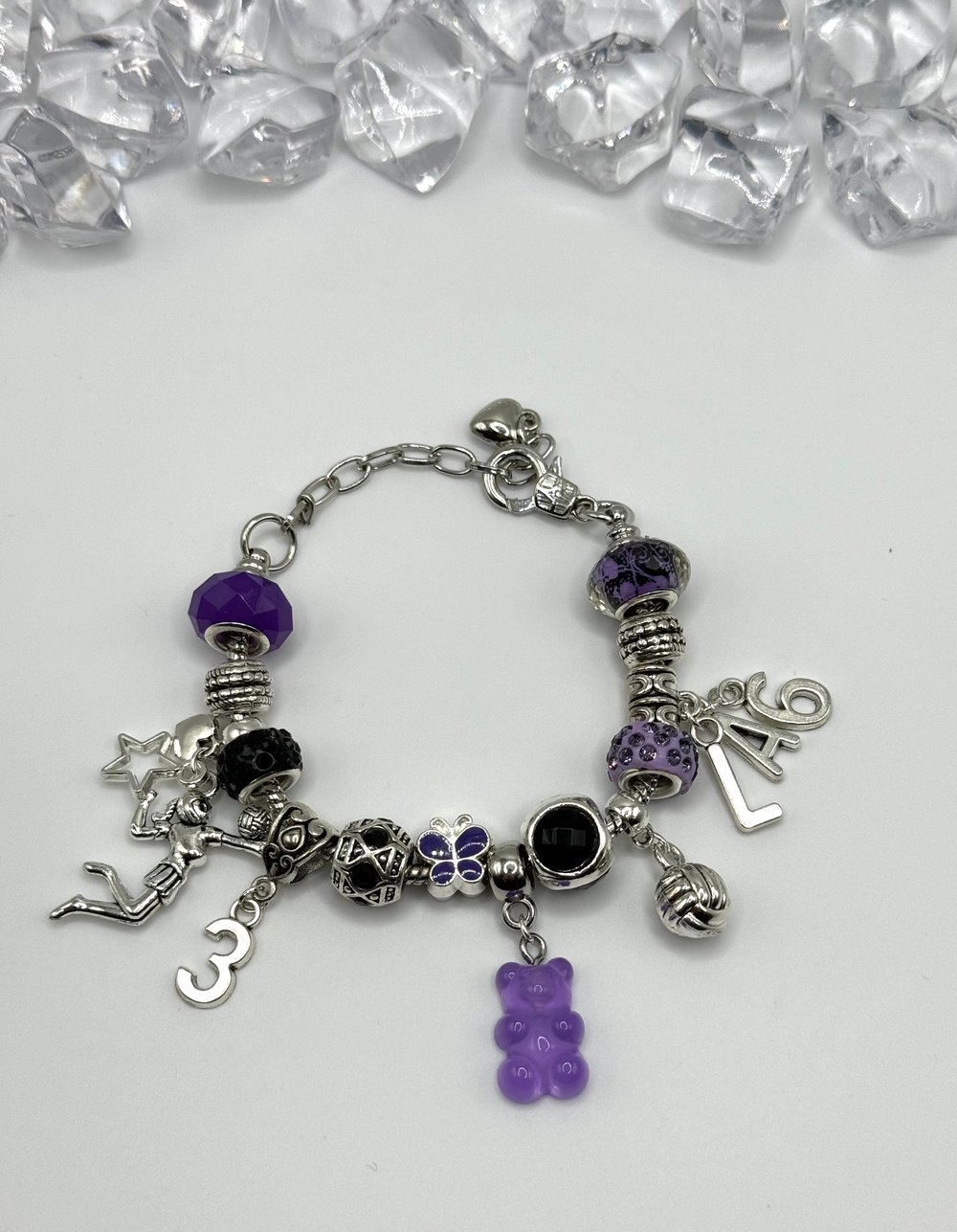 Image of LA6 Volleyball Charm Bracelet