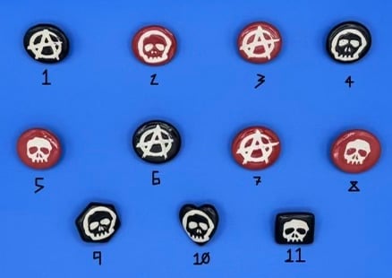 Skull & Anarchy Pins