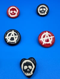 Image 3 of Skull & Anarchy Pins