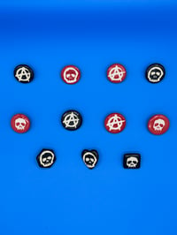 Image 1 of Skull & Anarchy Pins
