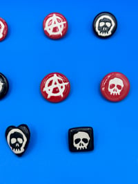 Image 4 of Skull & Anarchy Pins